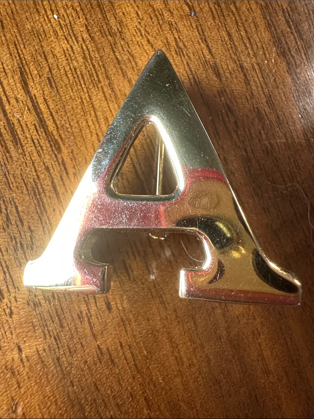 Vintage Anne Klein‎ Initial Gold Letter 'A' Brooch